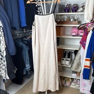 Cream Maxi Dress for Casual Resort Wear